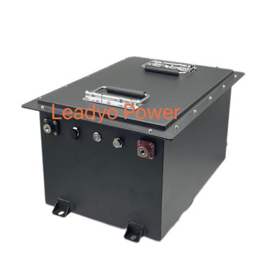 LCD 디스플레이와고 전류 리튬 골프 카트 배터리 48V 100Ah 200A LiFePO4