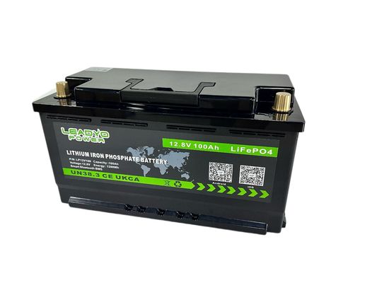 이중 목적 해양  리튬 이온 전지 12v 100Ah CCA1200 LiFePO4개시와 딥 사이클 Lifepo4 전지