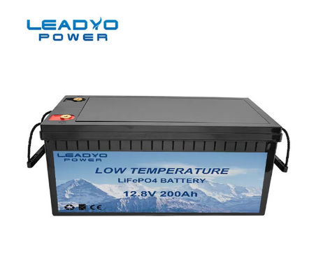주문 자동 가열 기능과 재충전이 가능한 저온 리튬 이온 RV 트레일러 전지 12V 200Ah LiFePO4 전지 온라인 제품