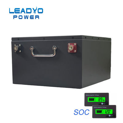 48V 100Ah LiFePO4 골프 카트 배터리 300A/10s 최고 전류 전류 보호