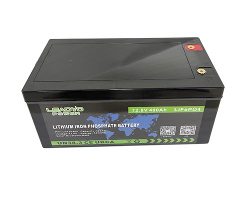 스마트 블루투스 12.8V LiFePO4 배터리 12V 400Ah 캄핑카용 재충전 배터리