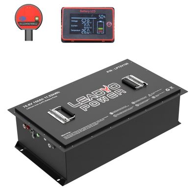 주문 리?? 72V 150Ah 골프 카트 배터리 라이프포4 골프 버기 배터리 팩 블루투스 LCD CANBUS 온라인 제품