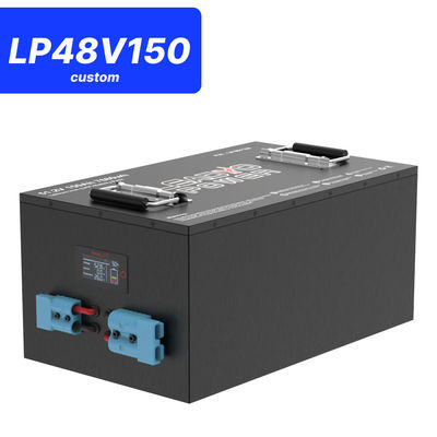 48V 150Ah 51.2V LiFePO4 골프 카트 배터리, 250A BMS, 4000+ 사이클 리?? 배터리, 최대 12.8kW 전력