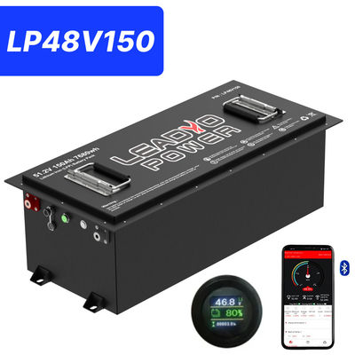48V 150Ah 250Amp 51.2V 블루투스 LiFePO4 리?? 골프 카트 배터리