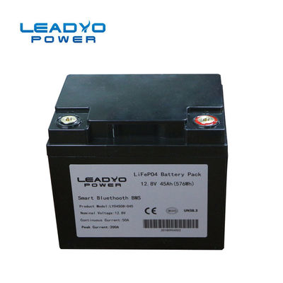 Bluetooth 197x166x168mm를 가진 나사식 케이스 12V 50Ah Lifepo4 건전지