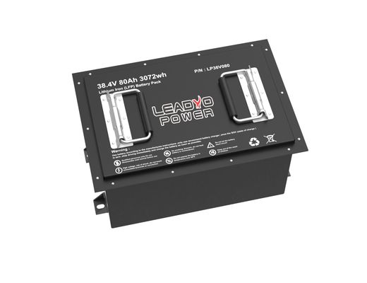 리?? 골프 카트 36V 38.4V 80Ah LiFePO4 LFP 배터리 팩 LCD LED 디스플레이 / 충전기
