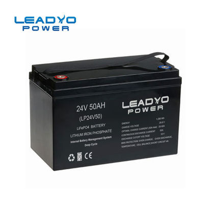 경량 똑똑한 LiFePO4 지면 청소 기계 건전지 24V 50Ah
