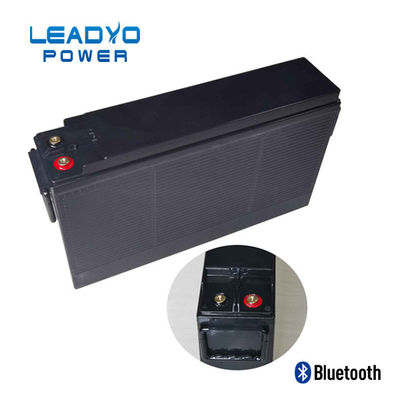 블루투스 전면 터미널이 있는 12V 100Ah 슬림라인 리튬 배터리