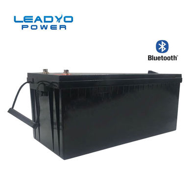 LEADYO 블루투스 리튬 딥 사이클 해양 배터리 24V 200Ah LiFePO4 배터리
